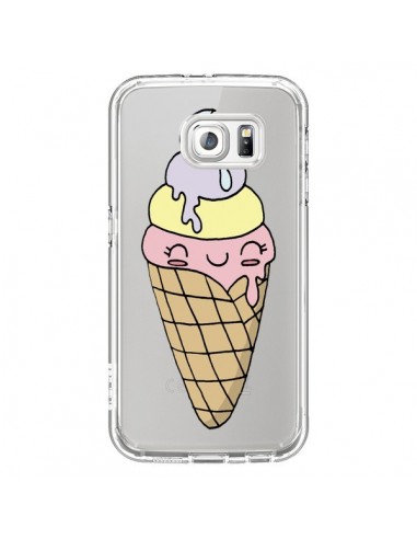 Coque Ice Cream Glace Summer Ete Parfum Transparente pour Samsung Galaxy S6 - Claudia Ramos