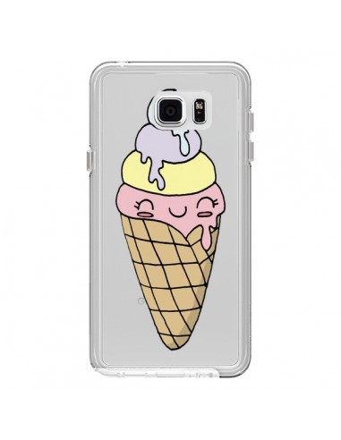 Coque Ice Cream Glace Summer Ete Parfum Transparente pour Samsung Galaxy Note 5 - Claudia Ramos