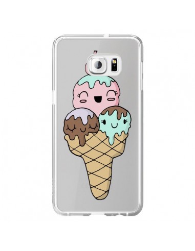 Coque Ice Cream Glace Summer Ete Cerise Transparente pour Samsung Galaxy S6 Edge Plus - Claudia Ramos