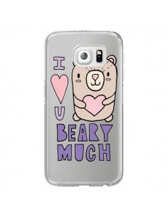 Coque I Love You Beary Much Nounours Transparente pour...