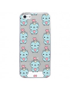 Coque iPhone 5/5S et SE Hamster Love Amour Transparente -...