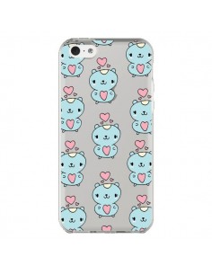 Coque iPhone 5C Hamster Love Amour Transparente - Claudia...