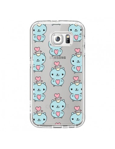 Coque Hamster Love Amour Transparente pour Samsung Galaxy S6 - Claudia Ramos