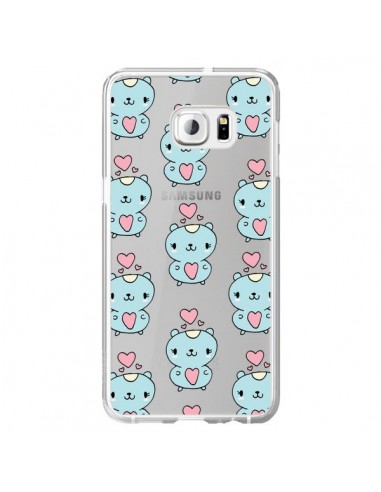 Coque Hamster Love Amour Transparente pour Samsung Galaxy S6 Edge Plus - Claudia Ramos