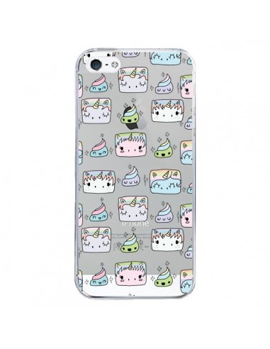 Coque iPhone 5/5S et SE Licorne Unicorn Cute Swag Transparente - Claudia Ramos