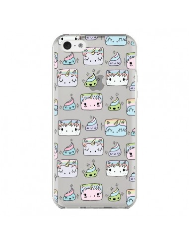 Coque iPhone 5C Licorne Unicorn Cute Swag Transparente - Claudia Ramos