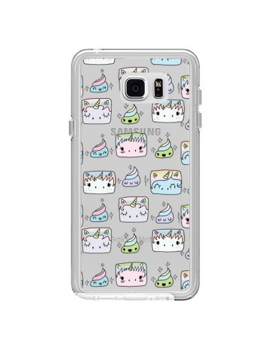 Coque Licorne Unicorn Cute Swag Transparente pour Samsung Galaxy Note 5 - Claudia Ramos