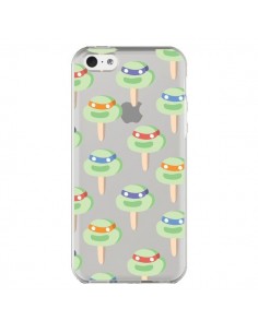 Coque iPhone 5C Tortues Ninja Tortle Transparente -...