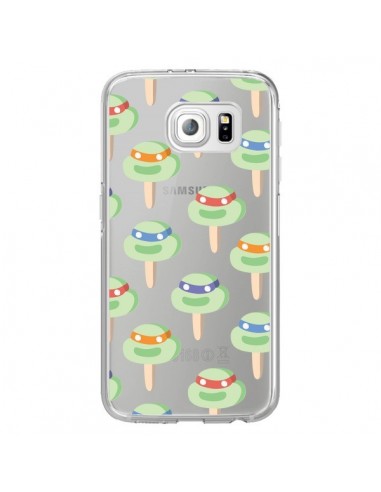 Coque Tortues Ninja Tortle Transparente pour Samsung Galaxy S6 Edge - Claudia Ramos