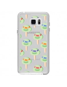 Coque Tortues Ninja Tortle Transparente pour Samsung...