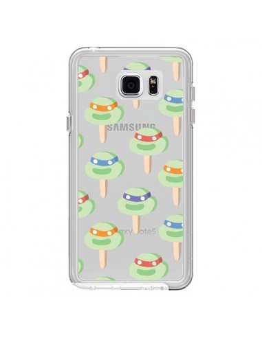 Coque Tortues Ninja Tortle Transparente pour Samsung Galaxy Note 5 - Claudia Ramos
