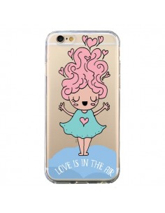 Coque iPhone 6 et 6S Love Is In The Air Fillette...