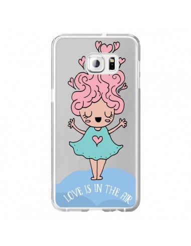 Coque Love Is In The Air Fillette Transparente pour Samsung Galaxy S6 Edge Plus - Claudia Ramos