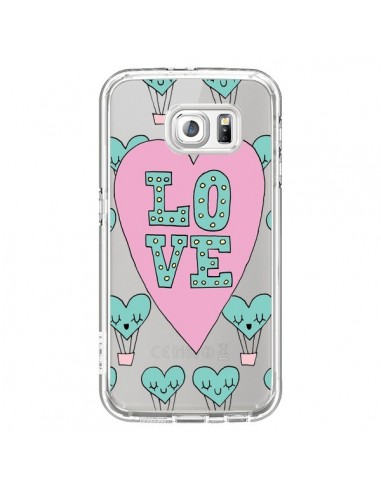 Coque Love Nuage Montgolfier Transparente pour Samsung Galaxy S6 - Claudia Ramos