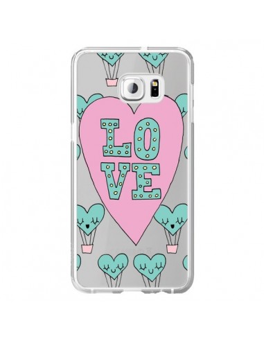 Coque Love Nuage Montgolfier Transparente pour Samsung Galaxy S6 Edge Plus - Claudia Ramos