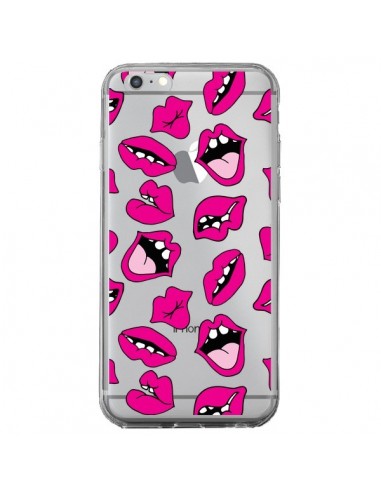Coque iPhone 6 Plus et 6S Plus Lèvres Lips Bouche Kiss Transparente - Claudia Ramos