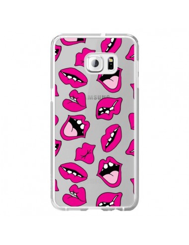 Coque Lèvres Lips Bouche Kiss Transparente pour Samsung Galaxy S6 Edge Plus - Claudia Ramos