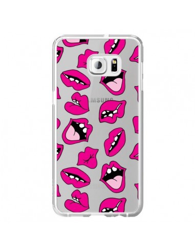 Coque Lèvres Lips Bouche Kiss Transparente pour Samsung Galaxy S6 Edge Plus - Claudia Ramos