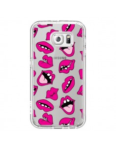 Coque Lèvres Lips Bouche Kiss Transparente pour Samsung...
