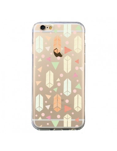 Coque iPhone 6 et 6S Arrow Fleche Azteque Transparente - Claudia Ramos