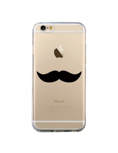 Coque iPhone 6 et 6S Moustache Movember Transparente - Laetitia