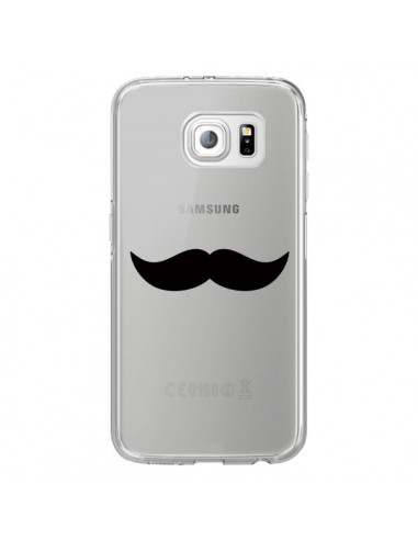 Coque Moustache Movember Transparente pour Samsung Galaxy S6 Edge - Laetitia