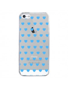 Coque iPhone 5/5S et SE Coeur Heart Love Amour Bleu...