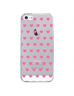 Coque iPhone 5/5S et SE Coeur Heart Love Amour Rose...