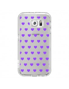 Coque Coeur Heart Love Amour Violet Transparente pour...