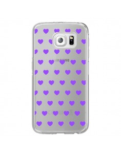 Coque Coeur Heart Love Amour Violet Transparente pour...