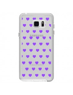 Coque Coeur Heart Love Amour Violet Transparente pour...