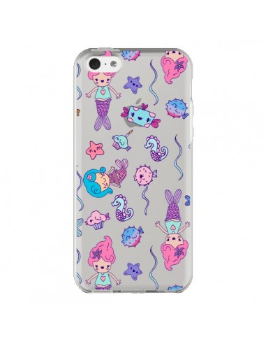 Coque Mermaid Petite Sirene Ocean Transparente pour iPhone 5C - Claudia Ramos
