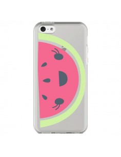 Coque Pasteque Watermelon Fruit Transparente pour iPhone 5C - Claudia Ramos