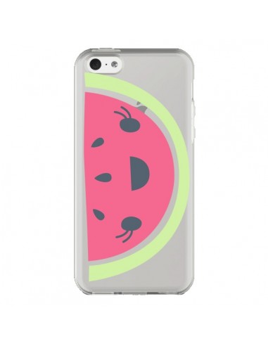 Coque Pasteque Watermelon Fruit Transparente pour iPhone 5C - Claudia Ramos