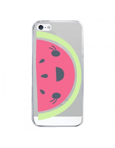 Coque Pasteque Watermelon Fruit Transparente pour iPhone 5 et 5S - Claudia Ramos