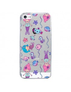 Coque Mermaid Petite Sirene Ocean Transparente pour iPhone 5 et 5S - Claudia Ramos
