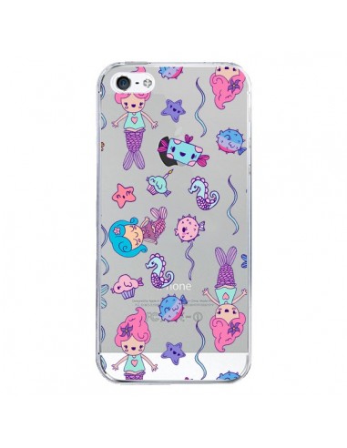 Coque Mermaid Petite Sirene Ocean Transparente pour iPhone 5 et 5S - Claudia Ramos