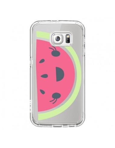 Coque Pasteque Watermelon Fruit Transparente pour Samsung Galaxy S6 - Claudia Ramos