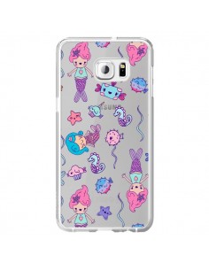 Coque Mermaid Petite Sirene Ocean Transparente pour Samsung Galaxy S6 Edge Plus - Claudia Ramos