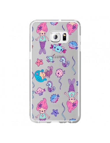 Coque Mermaid Petite Sirene Ocean Transparente pour Samsung Galaxy S6 Edge Plus - Claudia Ramos
