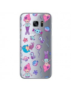 Coque Mermaid Petite Sirene Ocean Transparente pour Samsung Galaxy S7 - Claudia Ramos