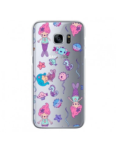 Coque Mermaid Petite Sirene Ocean Transparente pour Samsung Galaxy S7 - Claudia Ramos
