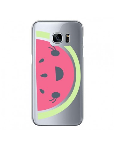 Coque Pasteque Watermelon Fruit Transparente pour Samsung Galaxy S7 - Claudia Ramos