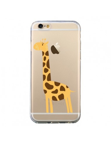 Coque iPhone 6 et 6S Girafe Giraffe Animal Savane Transparente - Petit Griffin