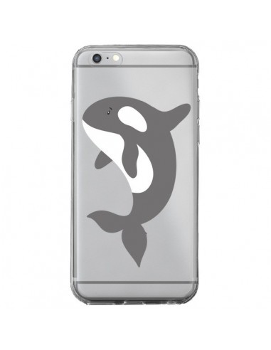 Coque iPhone 6 Plus et 6S Plus Orque Orca Ocean Transparente - Petit Griffin