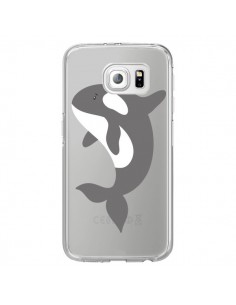 Coque Orque Orca Ocean Transparente pour Samsung Galaxy...