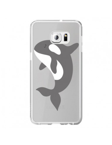 Coque Orque Orca Ocean Transparente pour Samsung Galaxy S6 Edge Plus - Petit Griffin