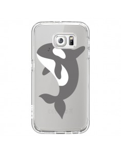 Coque Orque Orca Ocean Transparente pour Samsung Galaxy...