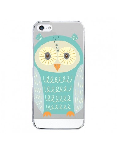 Coque iPhone 5/5S et SE Hibou Owl Transparente - Petit Griffin
