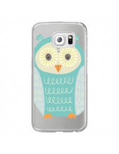 Coque Hibou Owl Transparente pour Samsung Galaxy S6 Edge...
